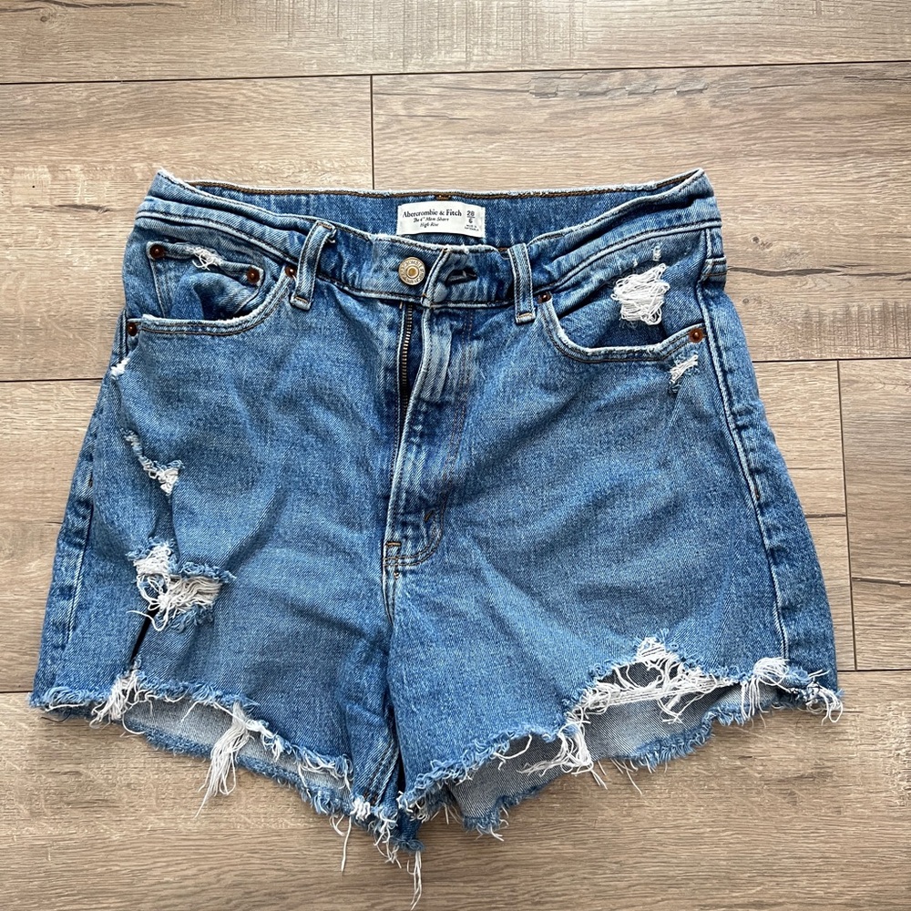 Abercrombie Blue Denim Shorts